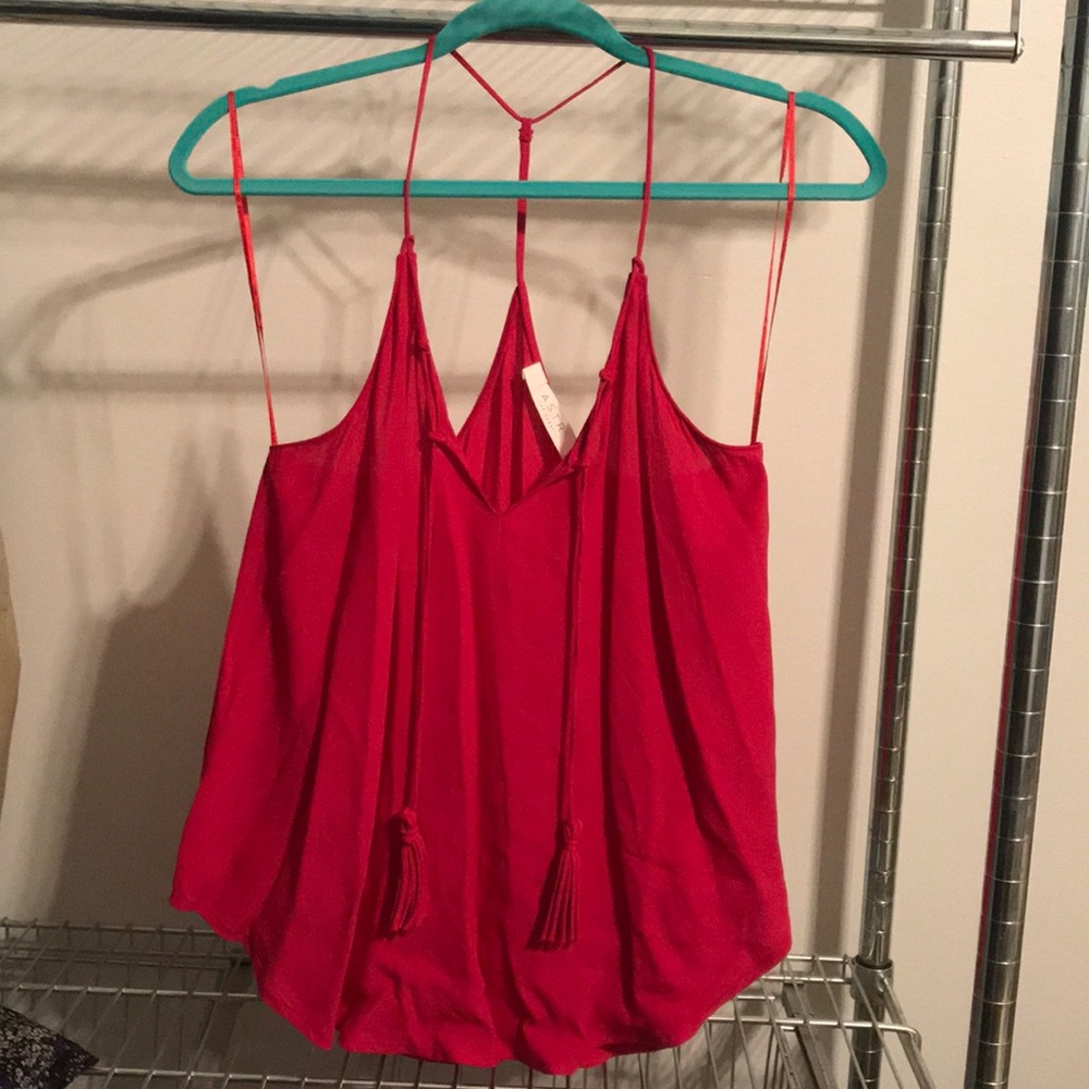 Flowy pink Astr the Label tank